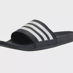 Adult Unisex Sandals adidas Adilette Comfort Slides Ink/White Sz 9 Men Sz 10 W